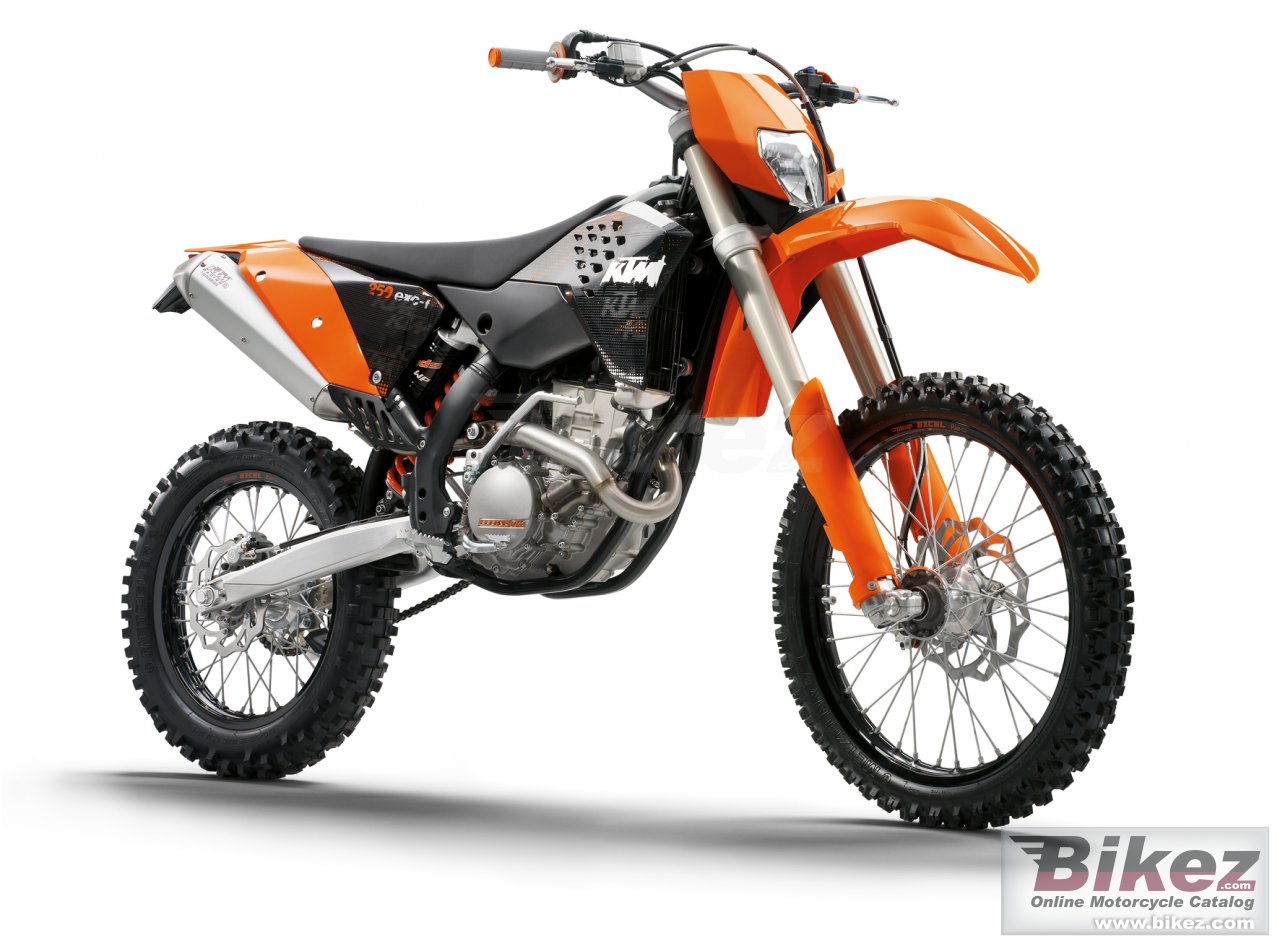 Big KTM 250 exc-f picture and wallpaper from Bikez.com